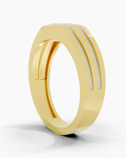 Aureole Bezel Men Ring