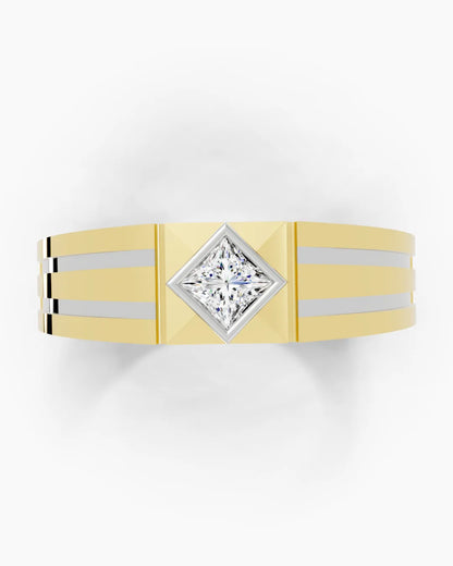Aureole Bezel Men Ring