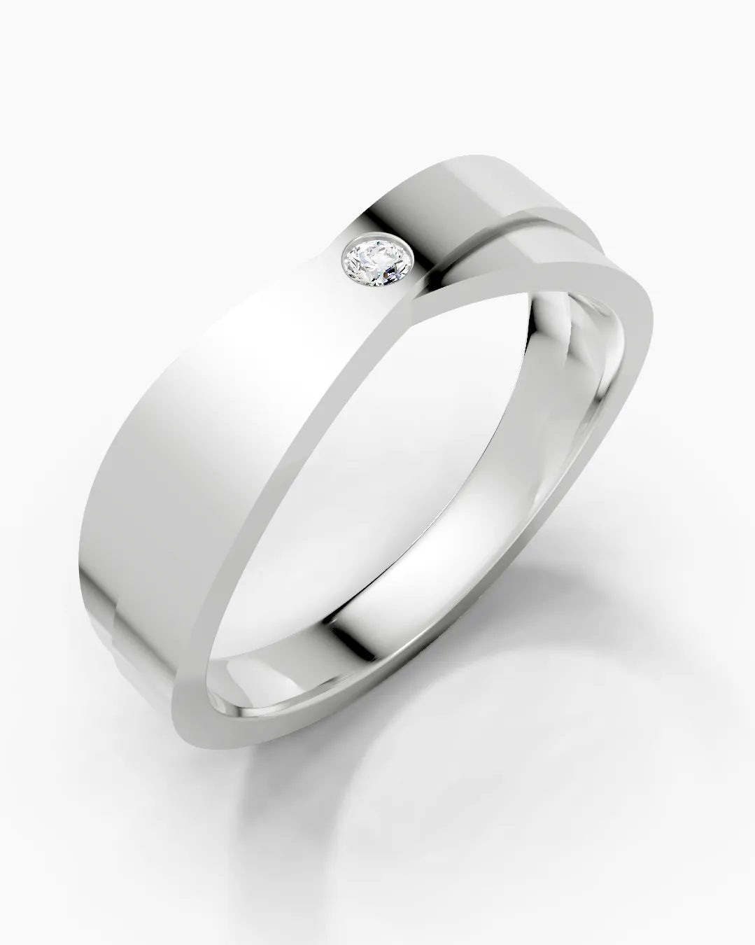 Flow Line Men Ring
