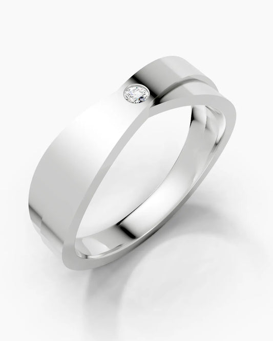 Flow Line Men Ring