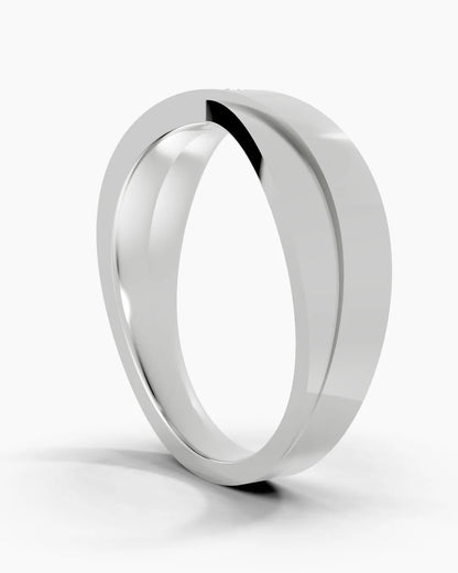 Flow Line Men Ring
