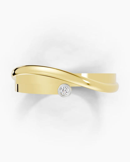 Twin Wave Men Ring