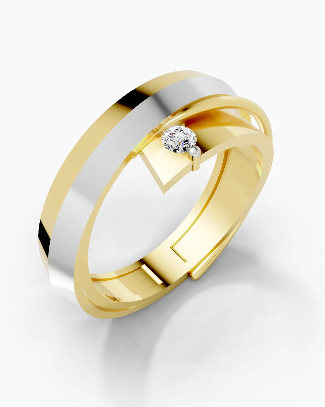 Vertex Crest Men Ring