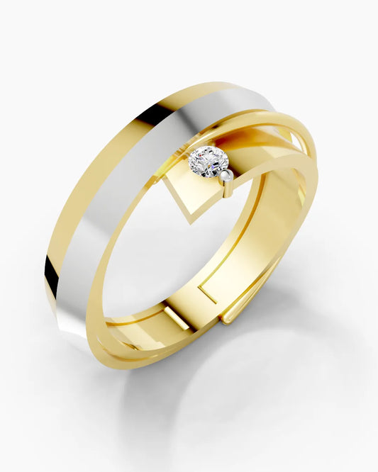 Vertex Crest Men Ring