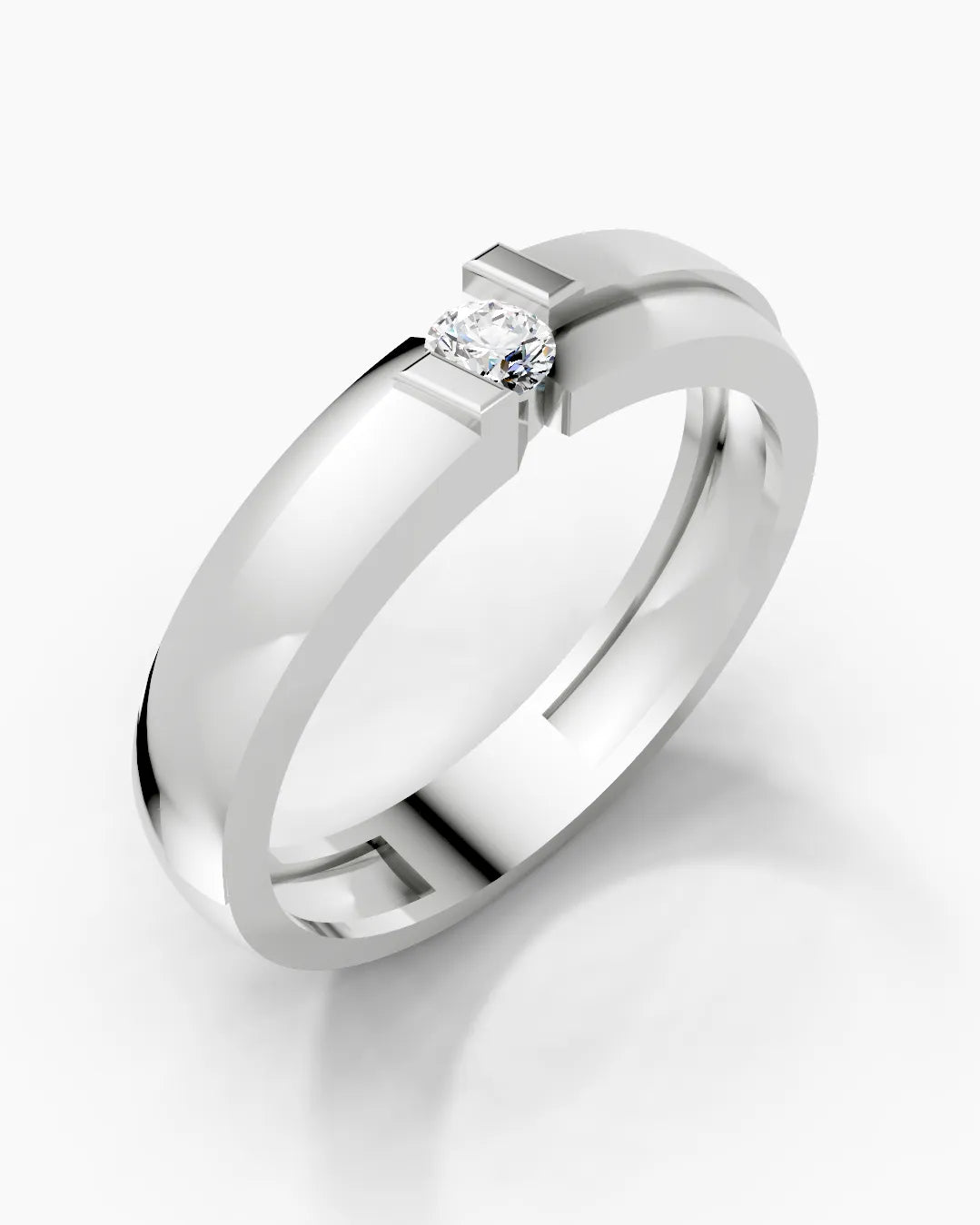 Halo Line Men Ring