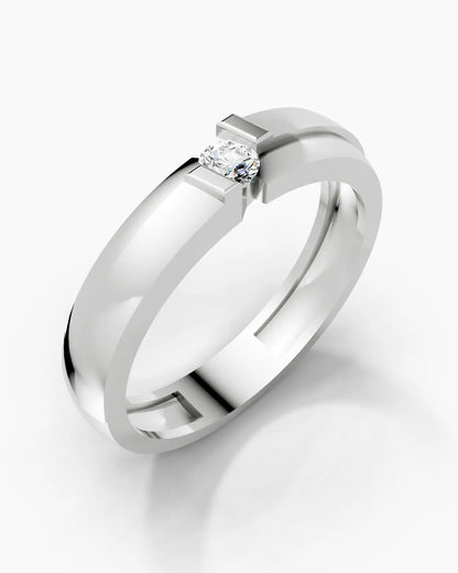 Halo Line Men Ring