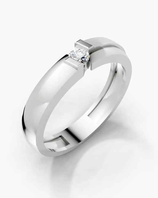 Halo Line Men Ring