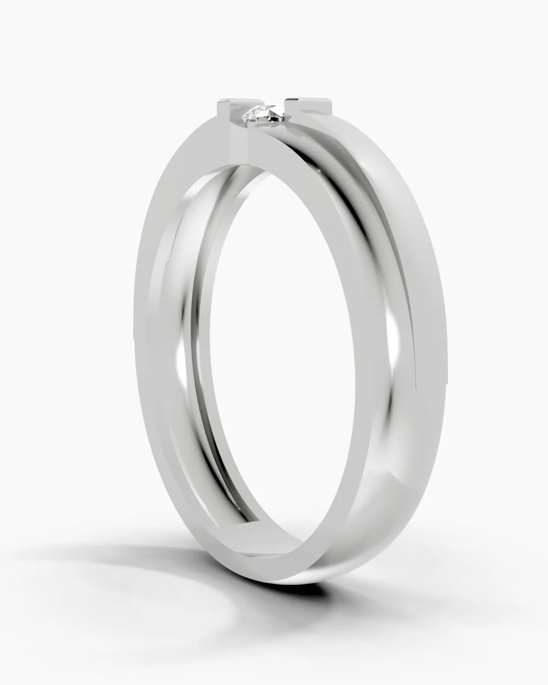 Halo Line Men Ring