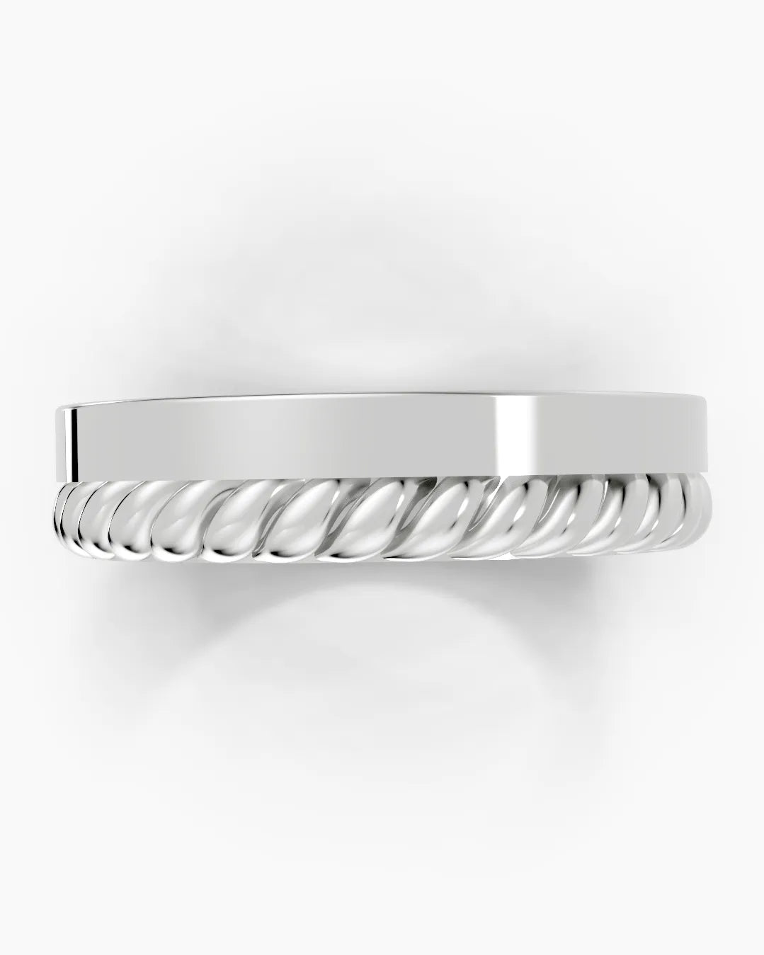 Twinefold Men Ring