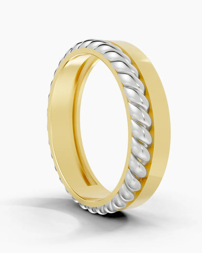 Twistedge Men Ring