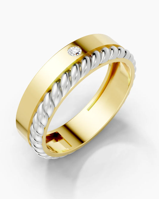 Edgefold Men Ring
