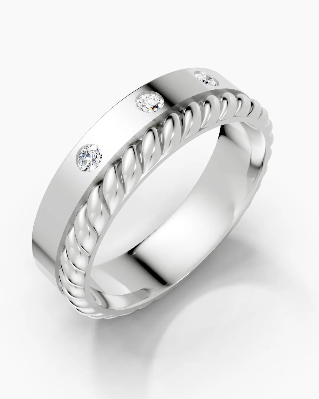 Twinecore Men Ring