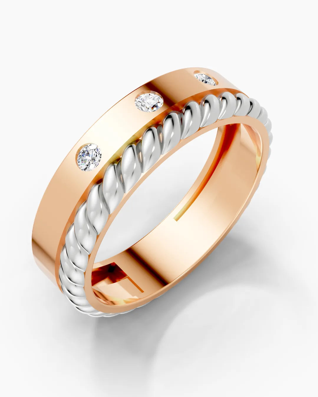 Ropestone Men Ring