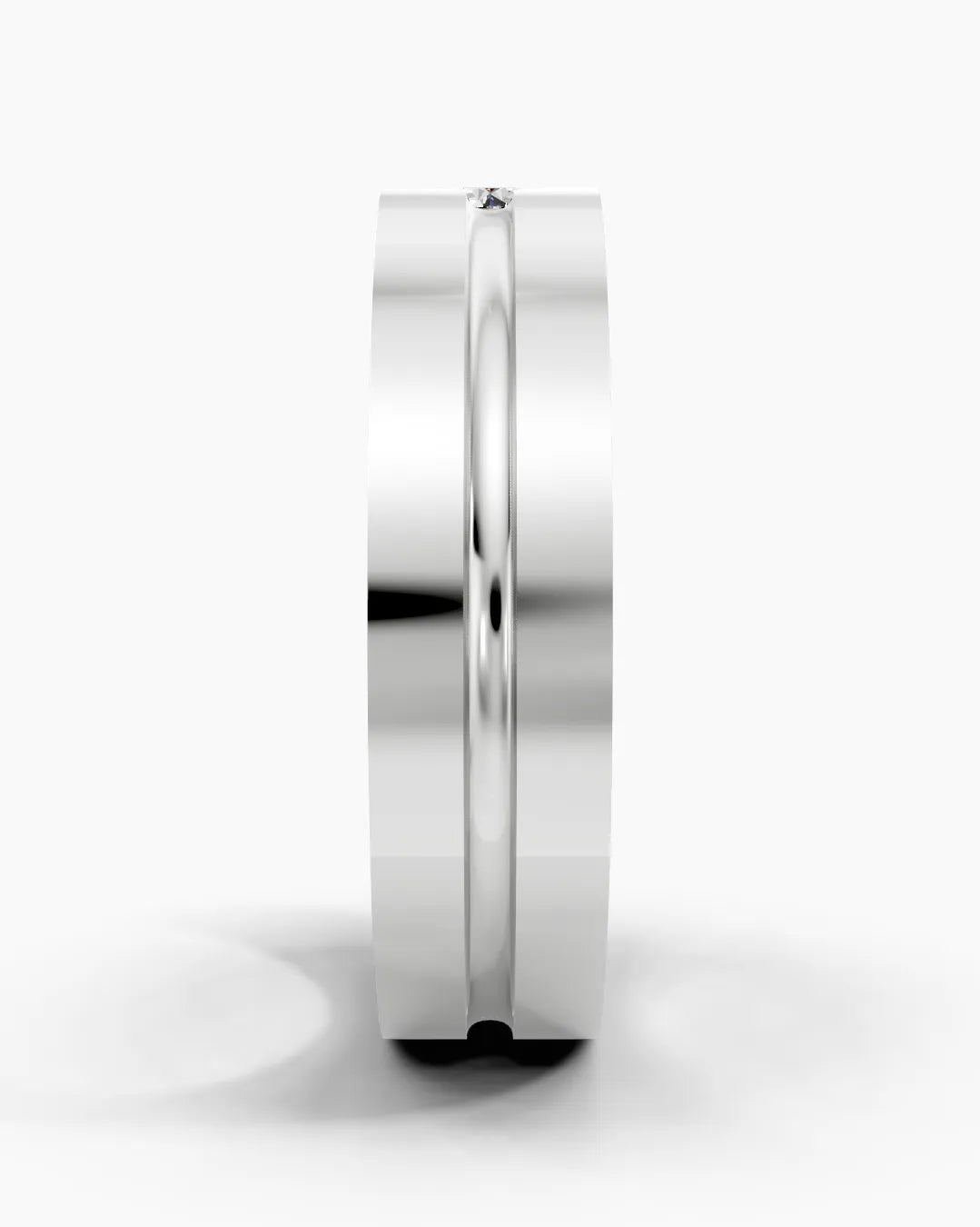 Refined Groove Men Ring