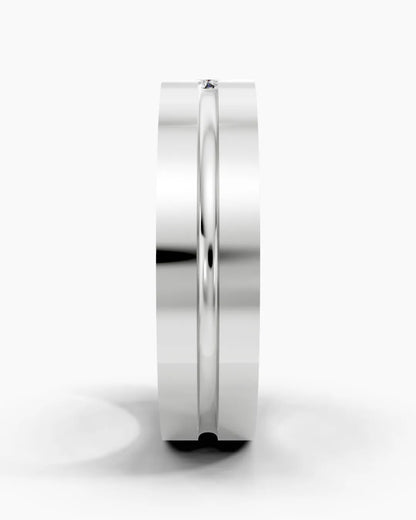 Refined Groove Men Ring