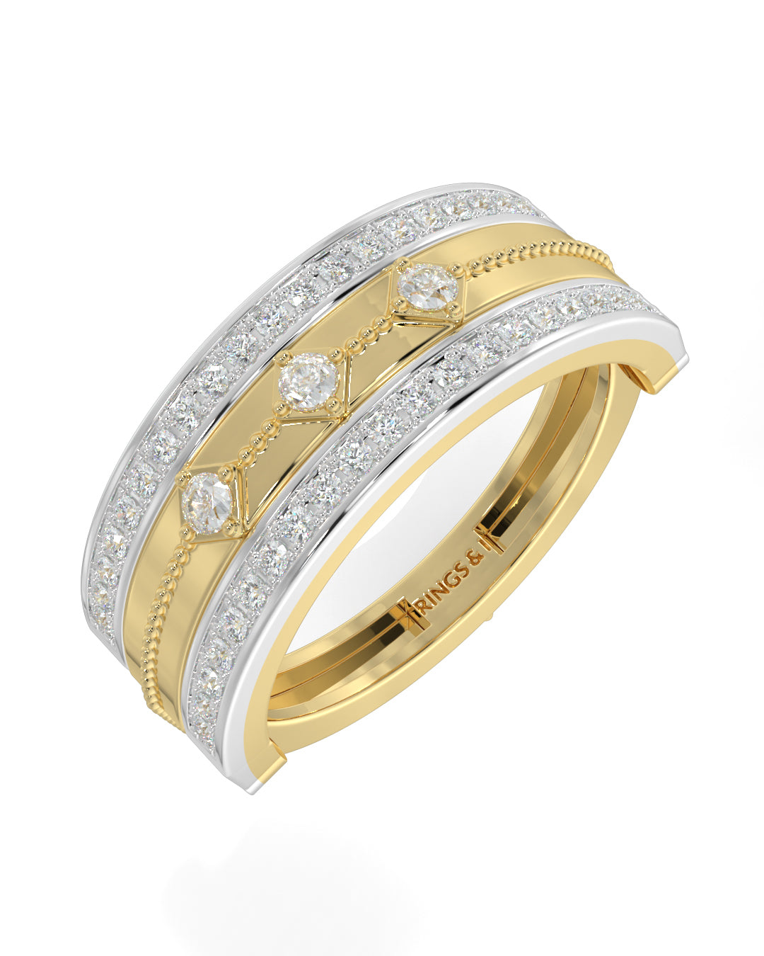 Timeless Circle Men Ring – Rings & I