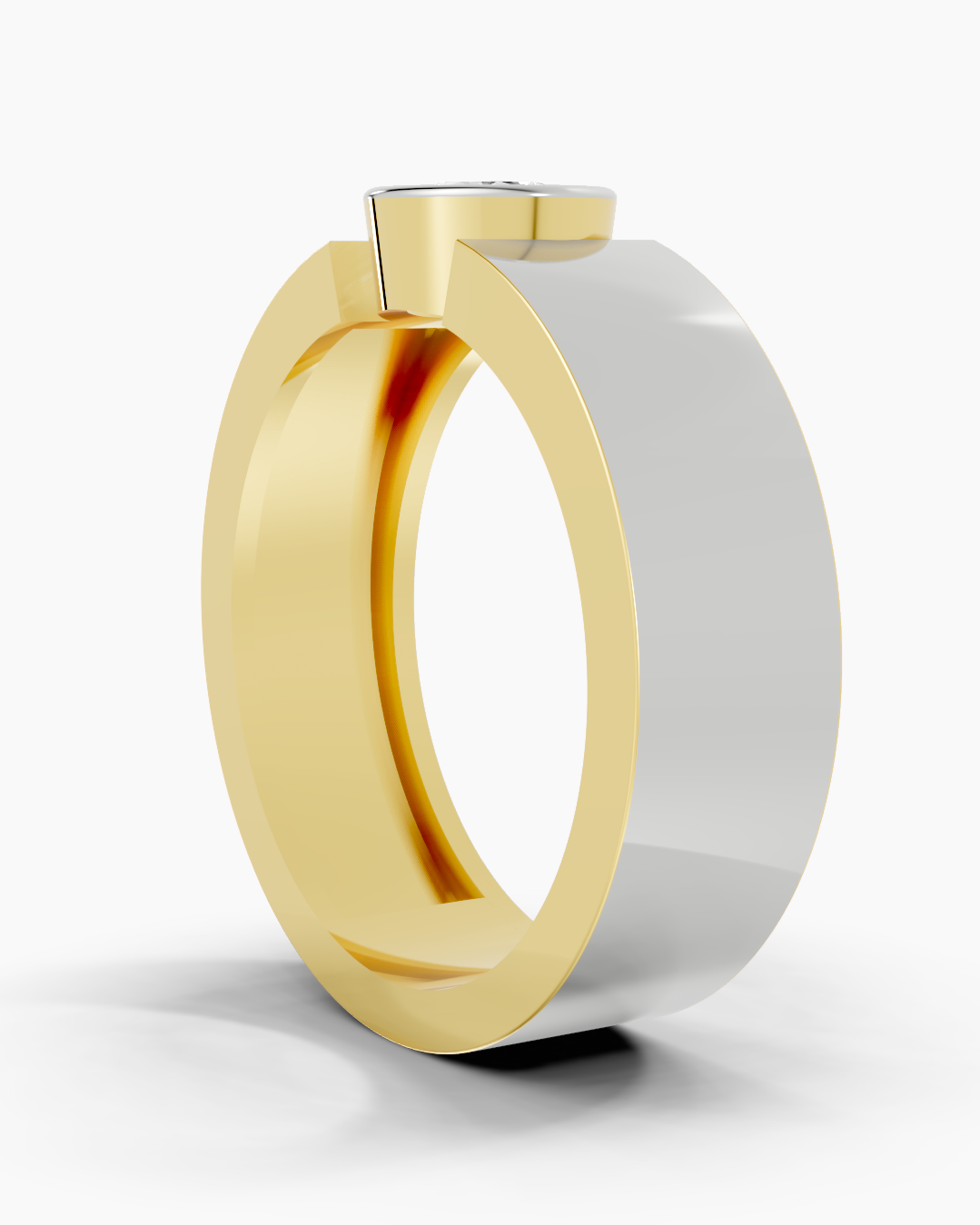 Clear Nest Men Ring