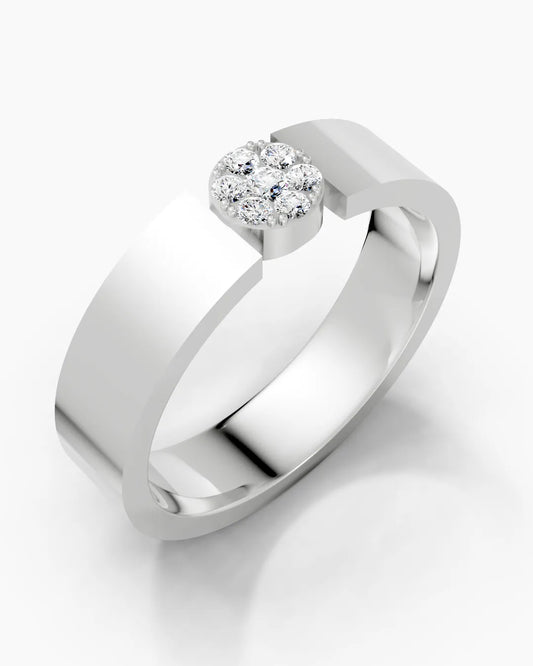 Quiet Cluster Men Ring