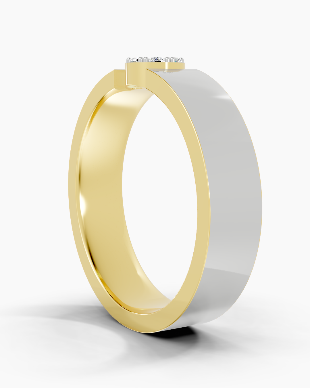 Quiet Cluster Men Ring