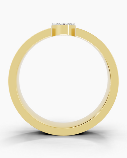 Quiet Cluster Men Ring
