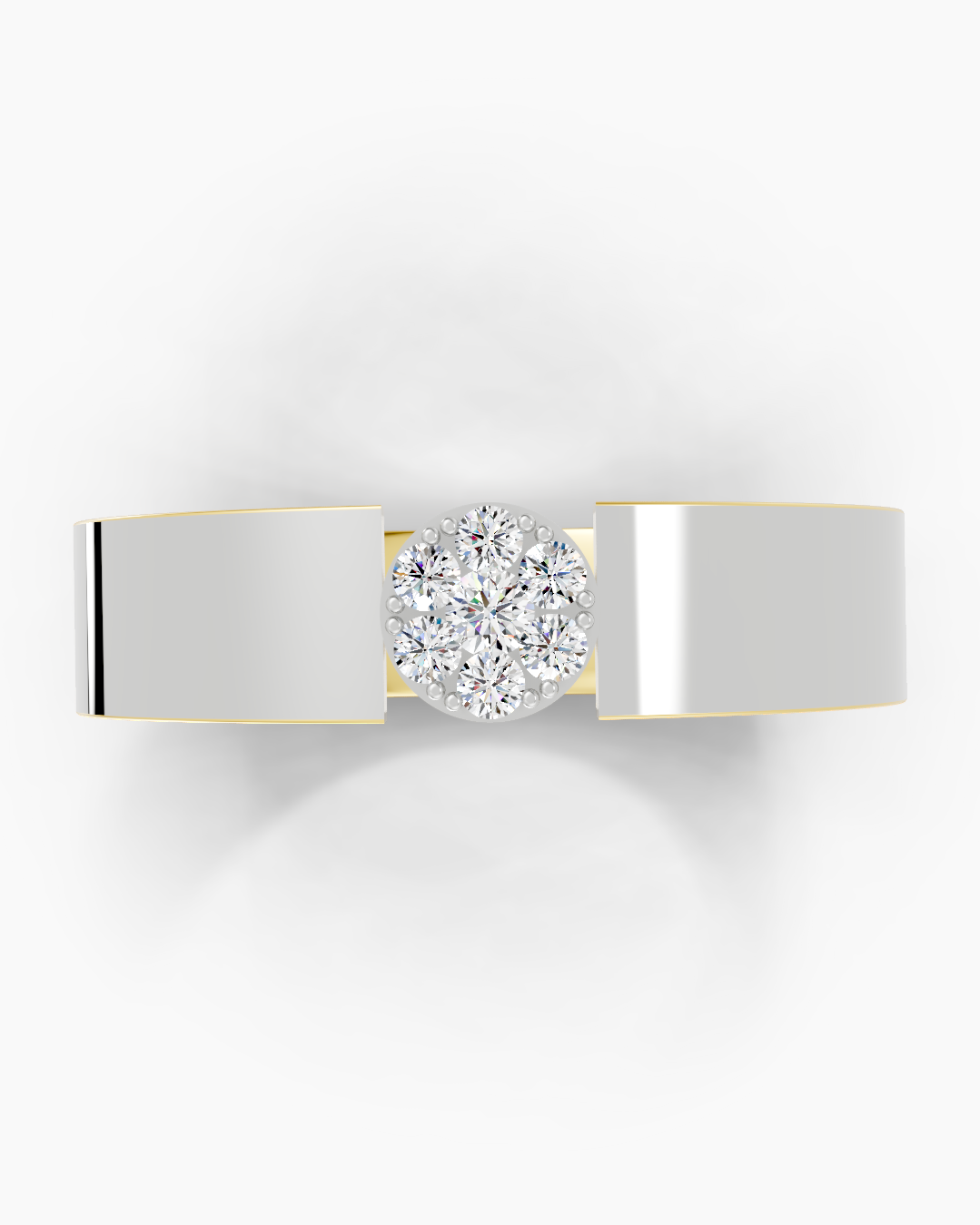 Quiet Cluster Men Ring