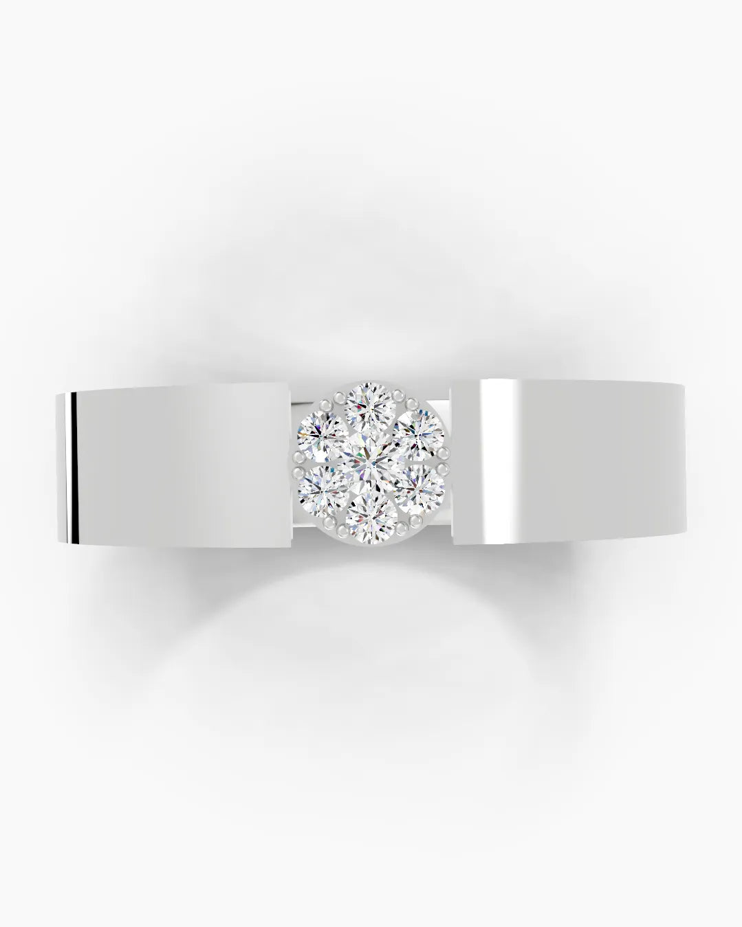 Quiet Cluster Men Ring
