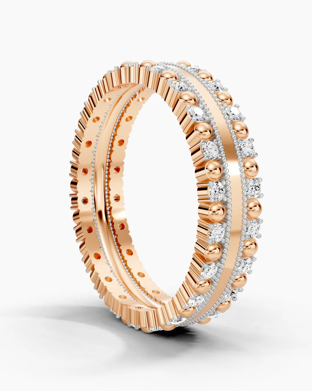 Regal Double Row Women Ring