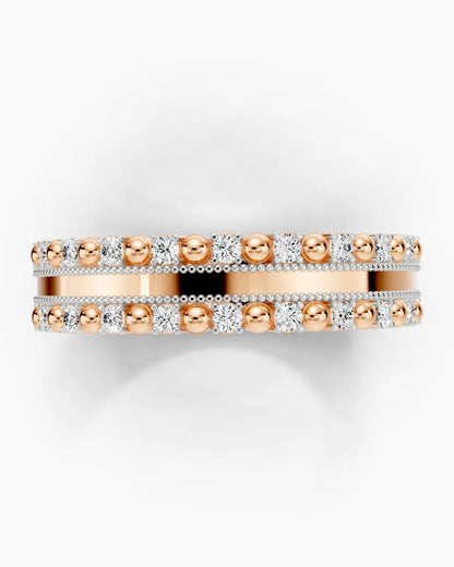 Regal Double Row Women Ring