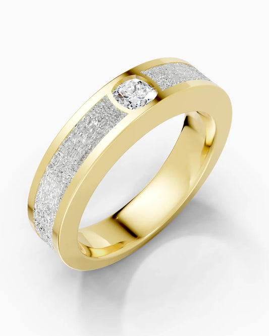 Grain Path Men Ring