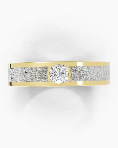 Grain Path Men Ring