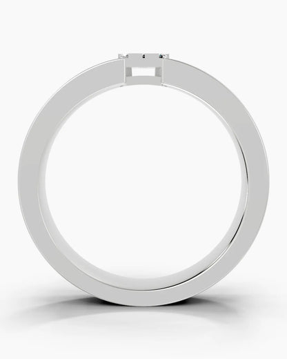 Textured Halo Men Ring