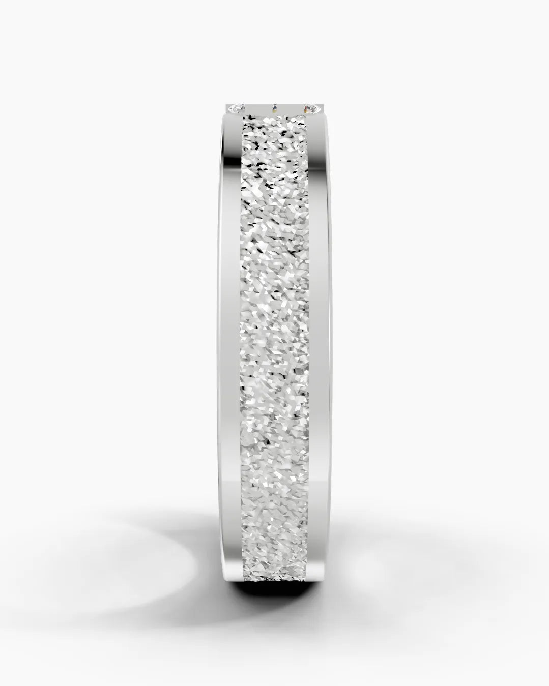 Textured Halo Men Ring