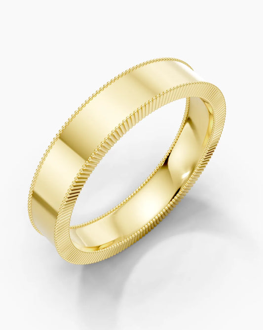 Heritage Milgrain Men Ring