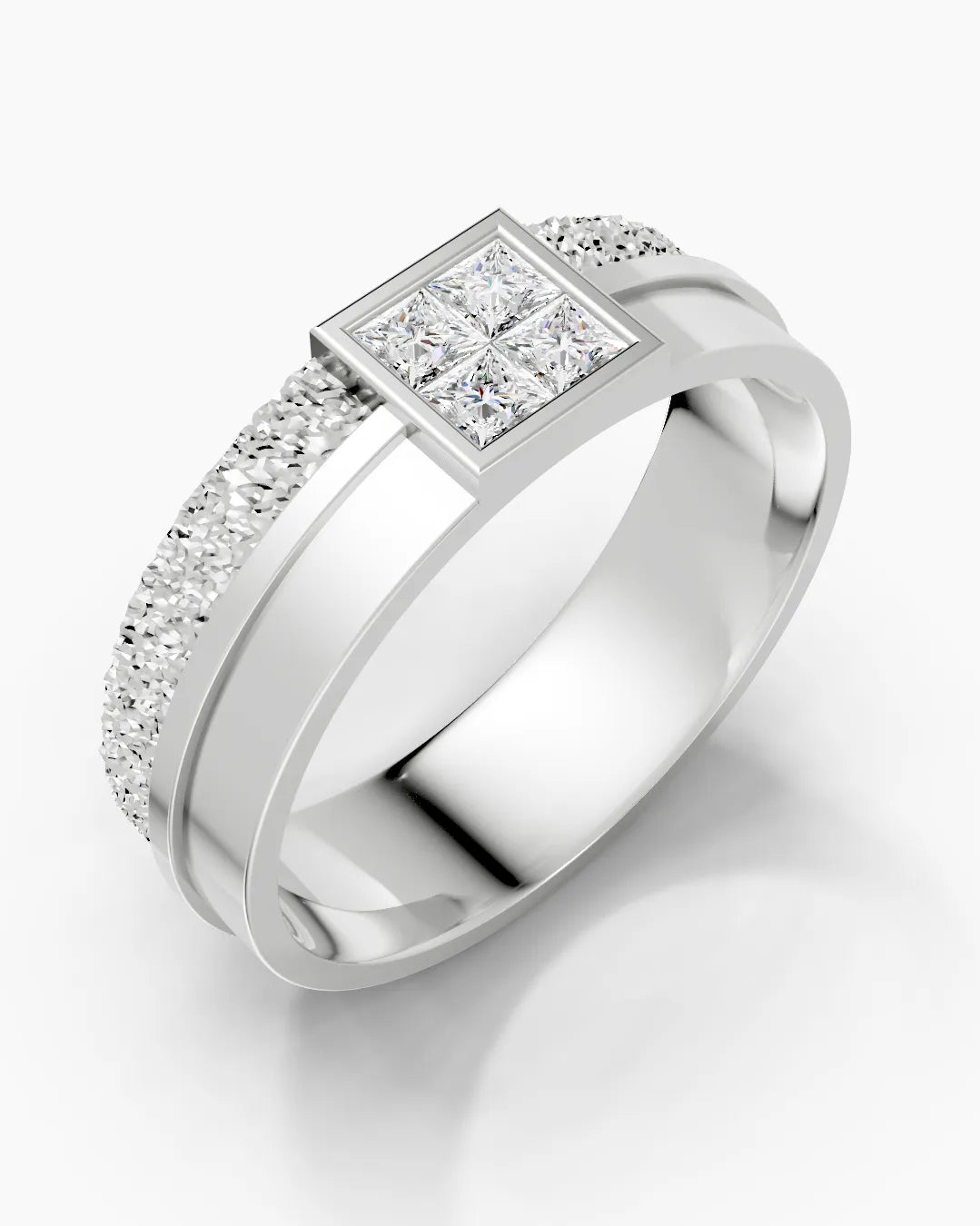 Quadra Gem Men Ring