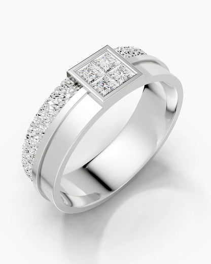 Quadra Gem Men Ring