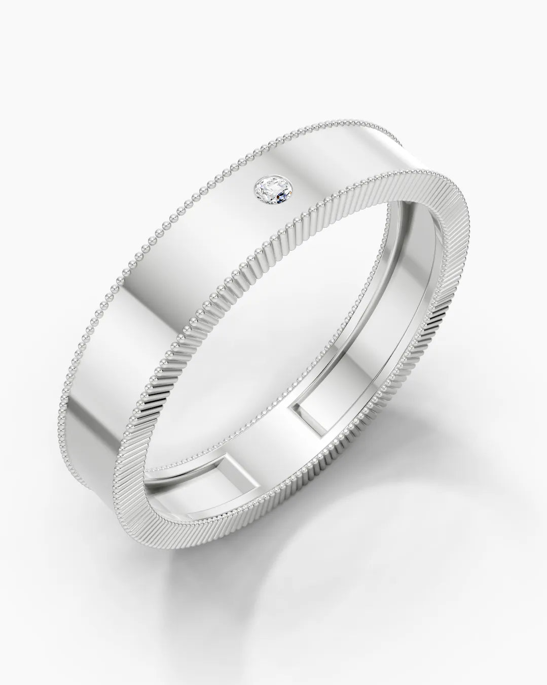 Classic Milgrain Men Ring