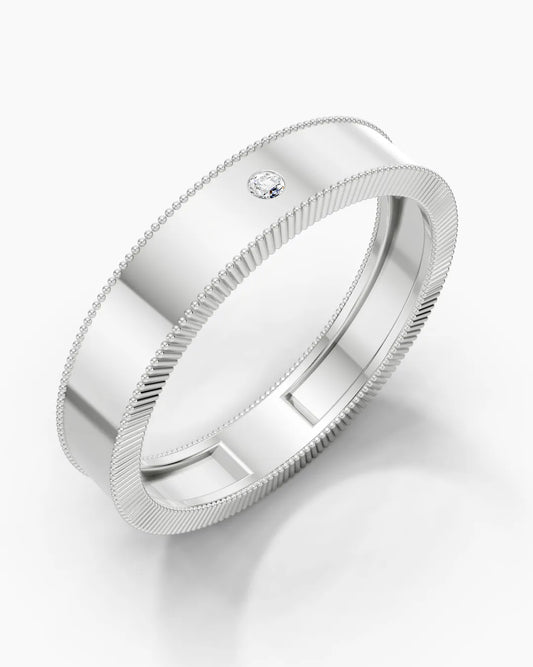 Classic Milgrain Men Ring