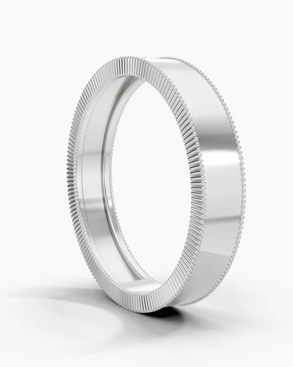 Classic Milgrain Men Ring