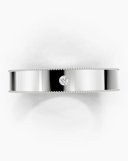 Classic Milgrain Men Ring
