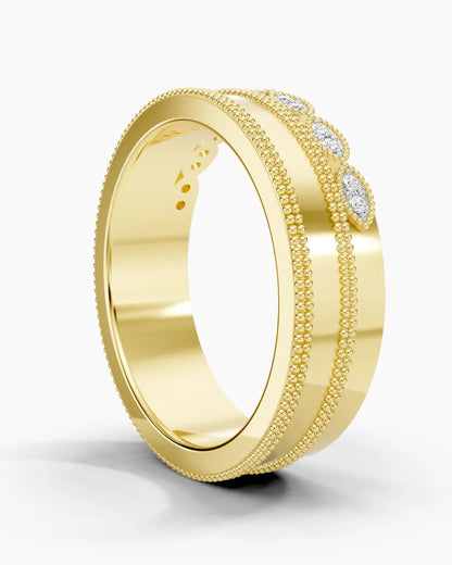 Golden Crown Women Ring