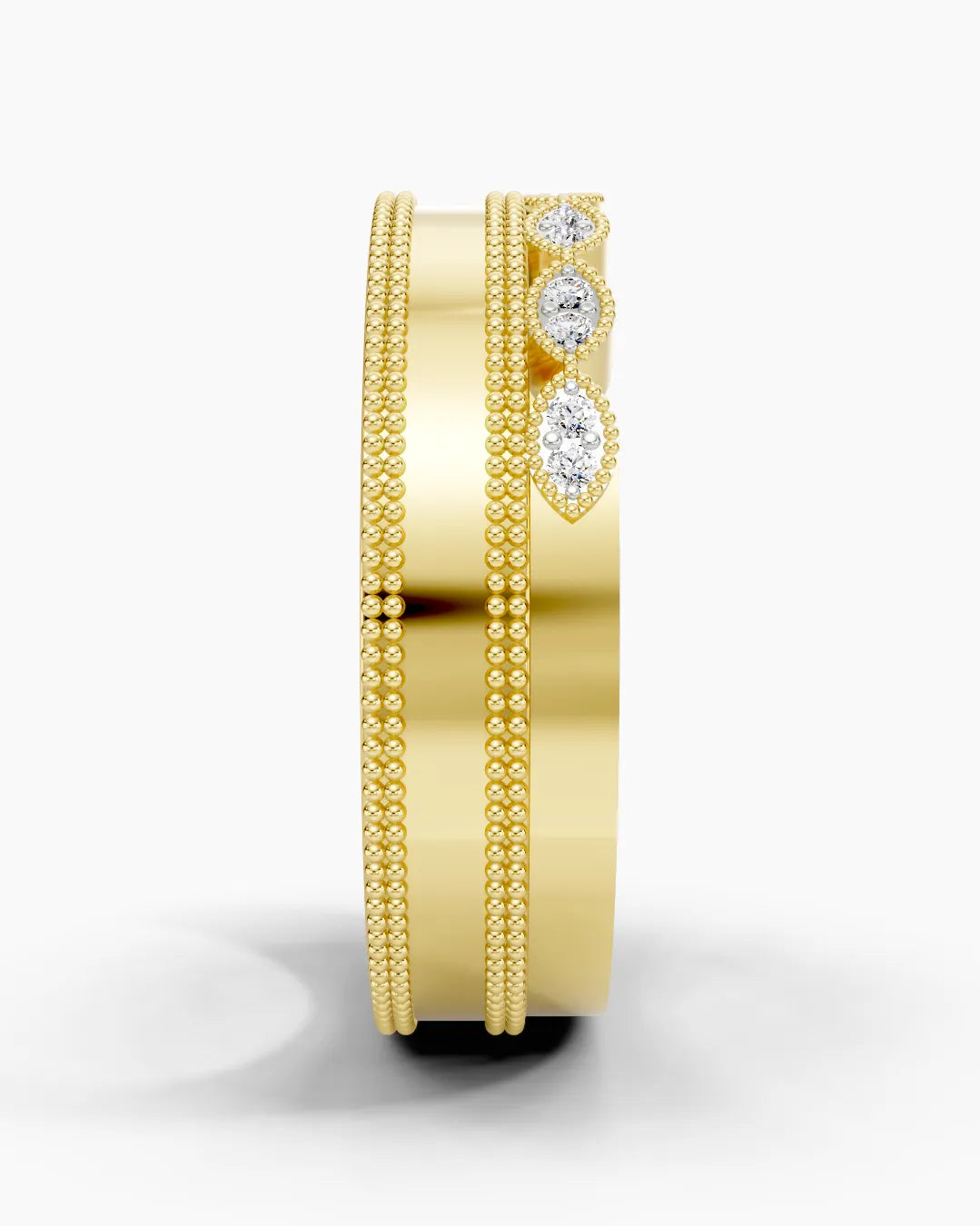 Golden Crown Women Ring