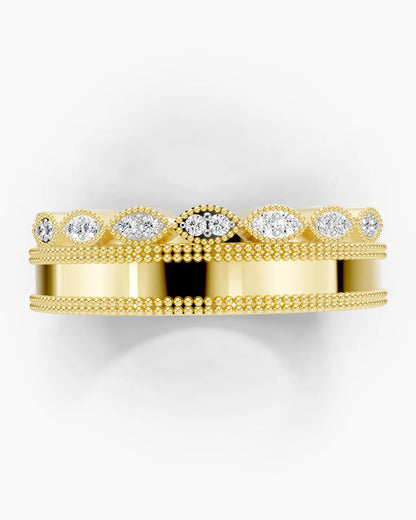 Golden Crown Women Ring