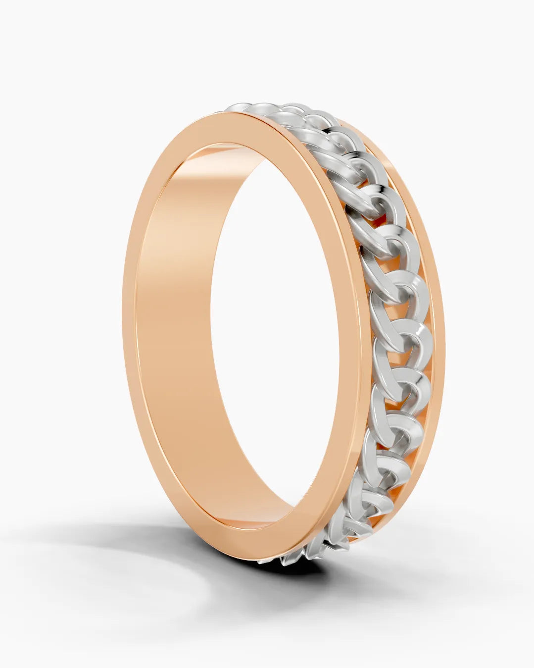 Chain Crest Men Ring