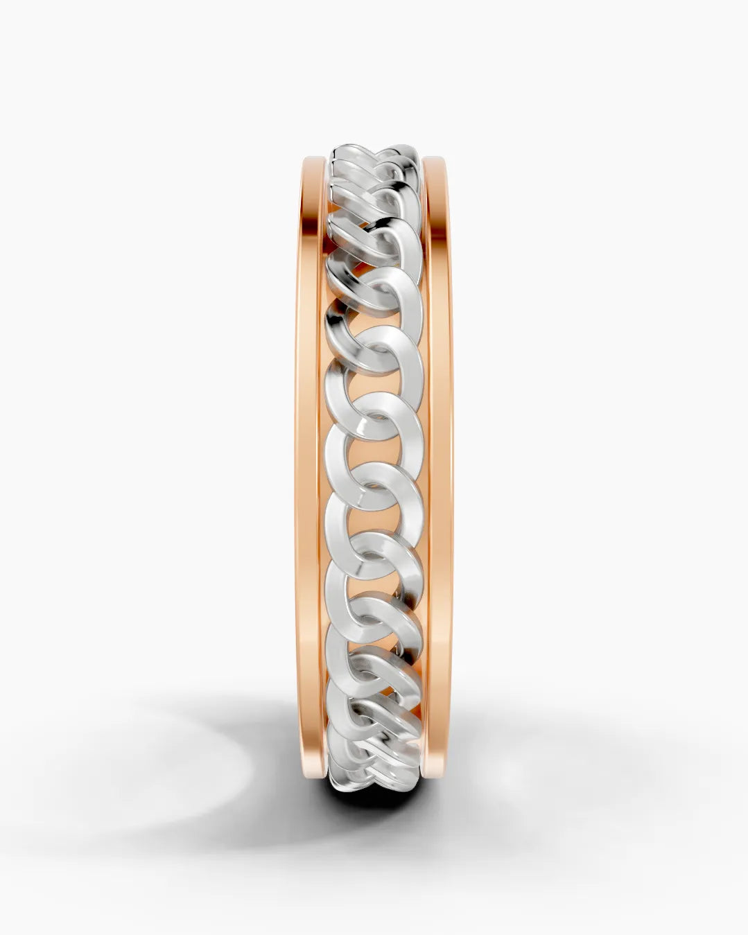 Chain Crest Men Ring