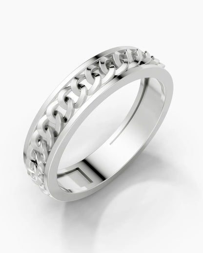 Braided Mark Men Ring