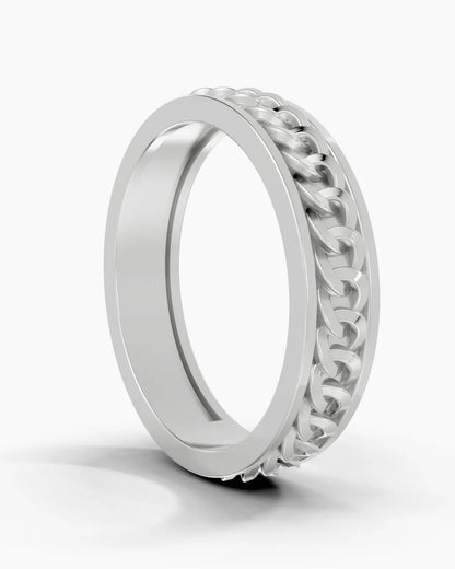 Braided Mark Men Ring