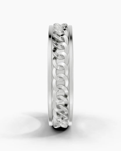 Braided Mark Men Ring