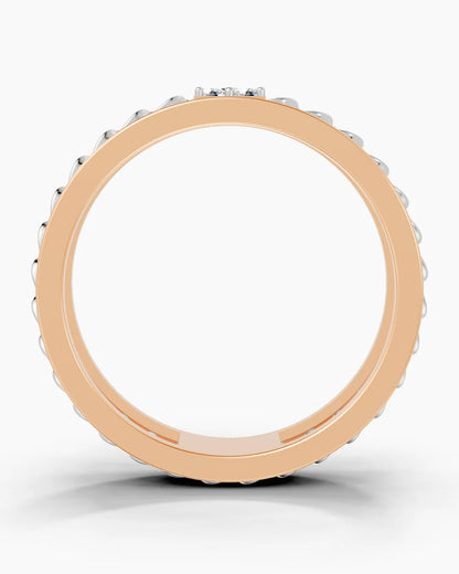 Knurl Crest Men Ring