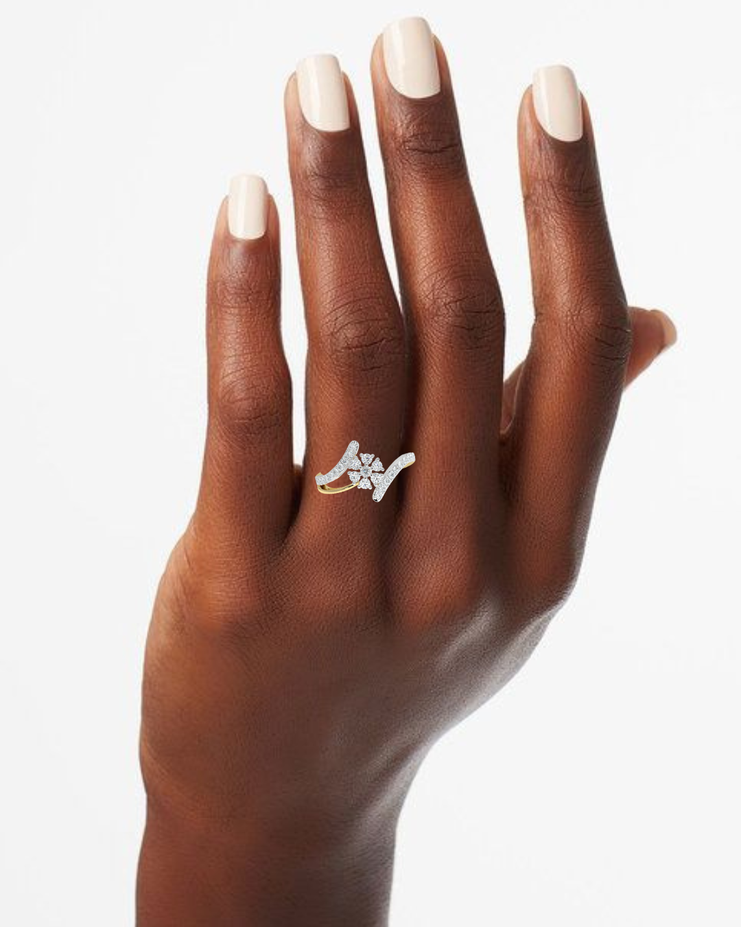 Rose Radiance Floral Women Ring