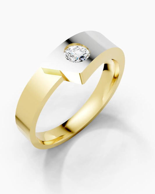 Quiet Alloy Men Ring